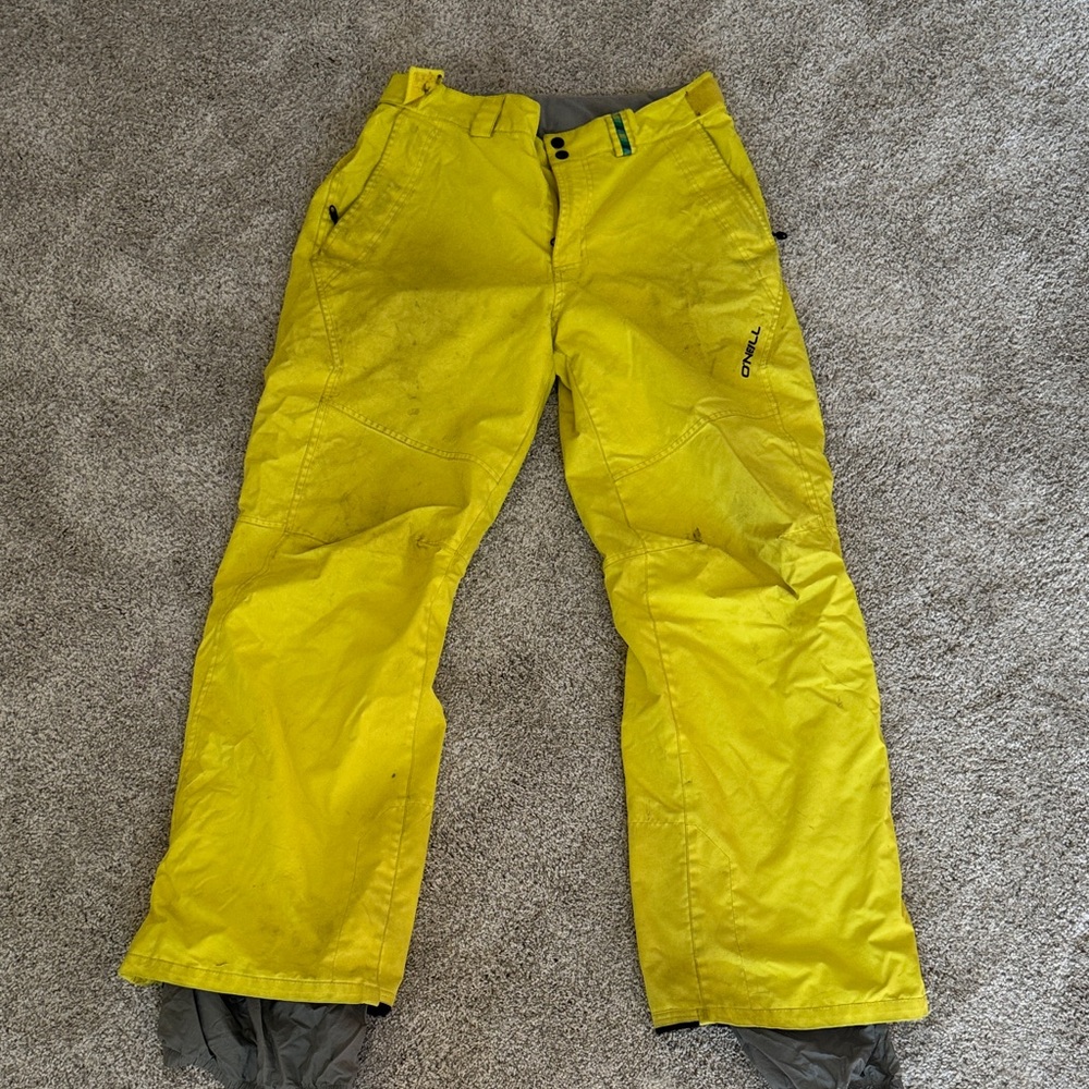 O'Neill Men's Bright Yellow Snow Pants